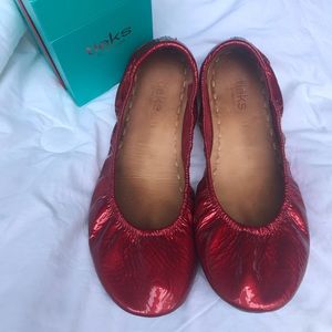 🖤Black Friday🖤♦️ Red Diamond Tieks Size 11 ♦️